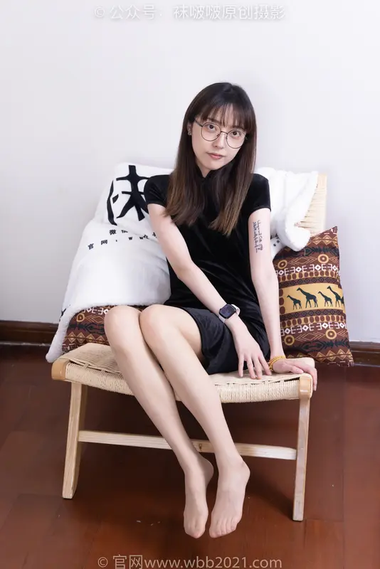 [BoBoSocks袜啵啵] NO.482 稚予-高跟鞋、厚黑丝大腿袜、肉丝（脚尖微加固款）、旗袍（花絮版） 12